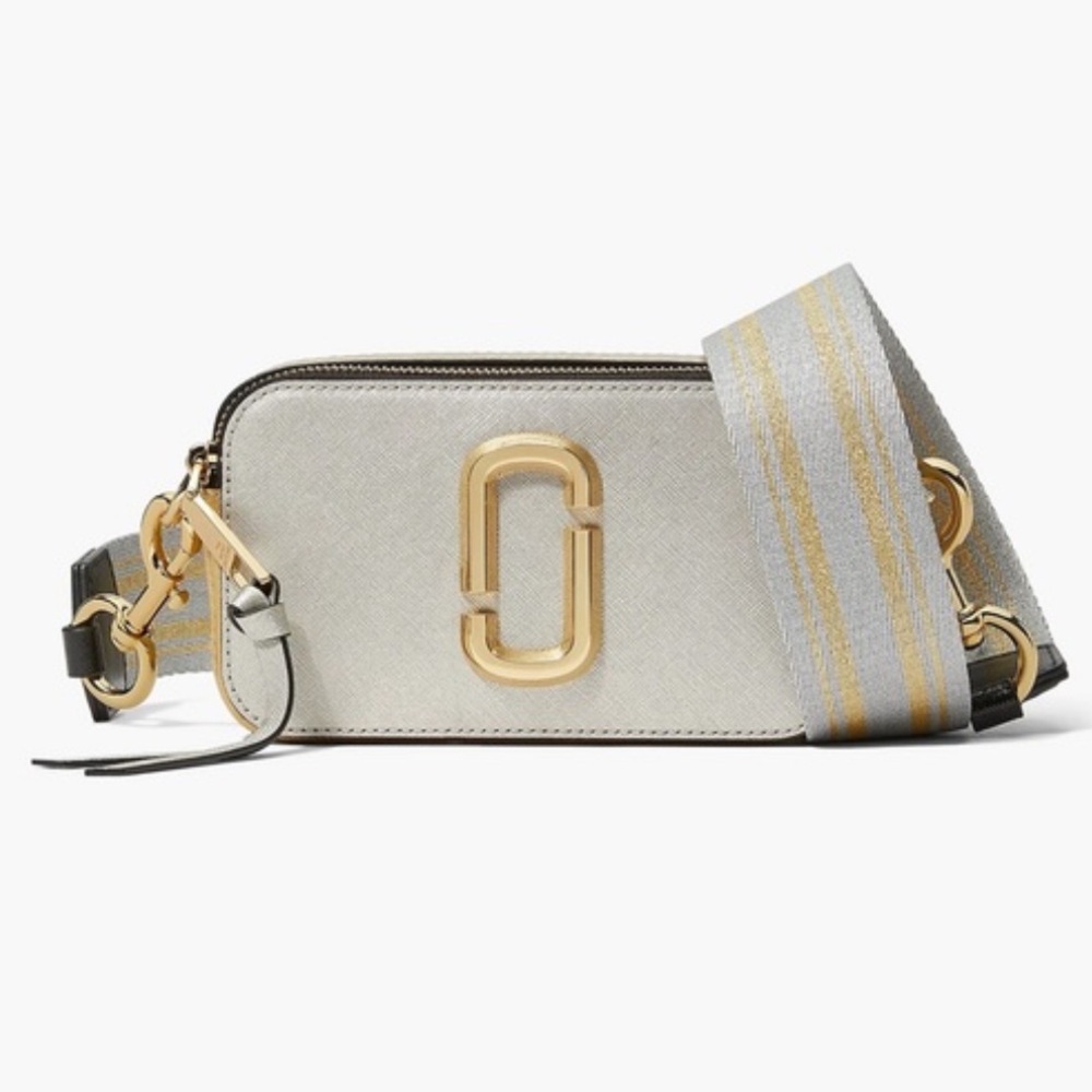 Marc Jacobs Metallic Snapshot Crossbody Bag